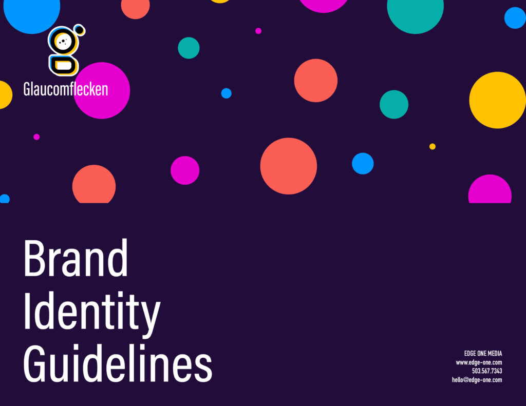 Brand Guidelines Glaucomflecken firstpage 1